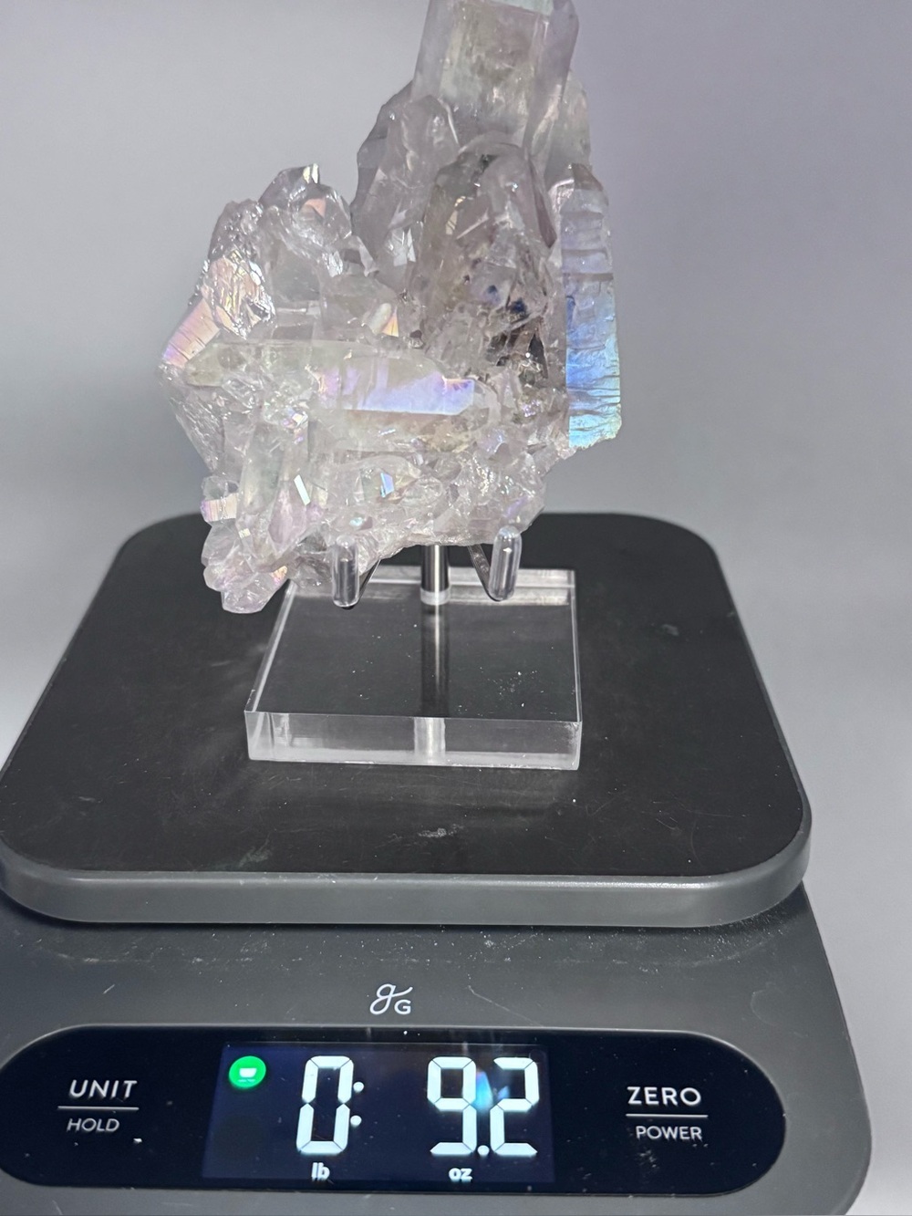 Aura Quartz Crystal Cluster - Brazil - Picture 8 of 8